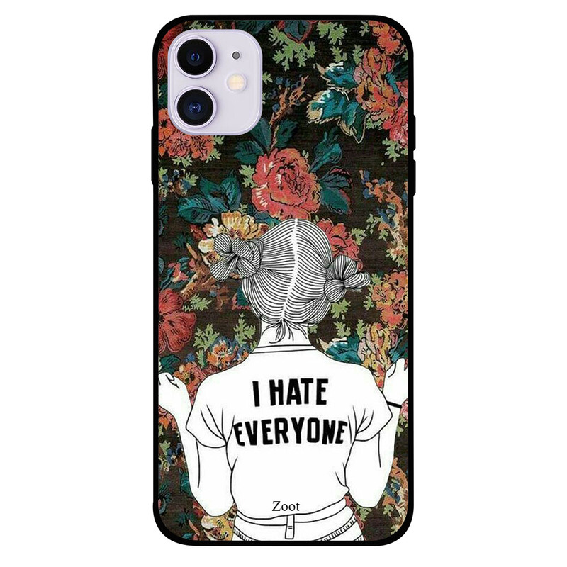 

Zoot Apple iPhone 11 Mobile Phone Back Cover, I Hate Everyone