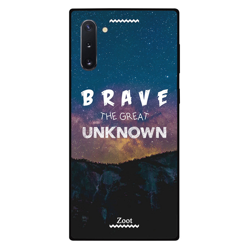 

Zoot Samsung Note 10 Mobile Phone Back Cover, Brave The Great Unknown