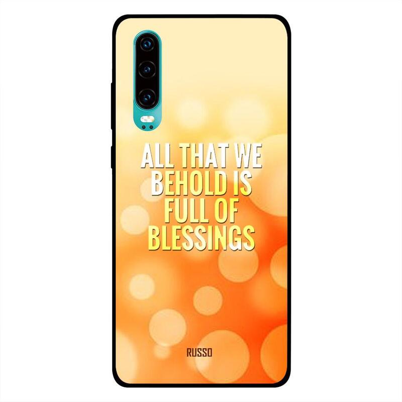 

Russo Huawei P30 Mobile Phone Back Cover, Full Of Blessings