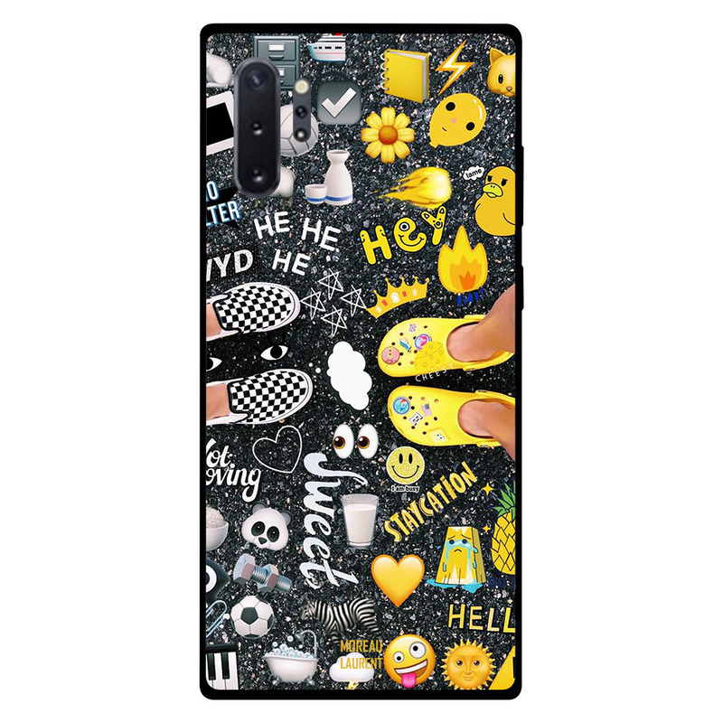 

Moreau Laurent Samsung Note Plus Mobile Phone Back Cover, Yellow and White Tags