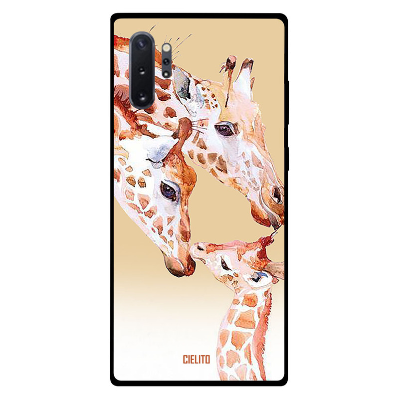 

Cielito Samsung Note Plus Mobile Phone Back Cover, Family Of Giraffe