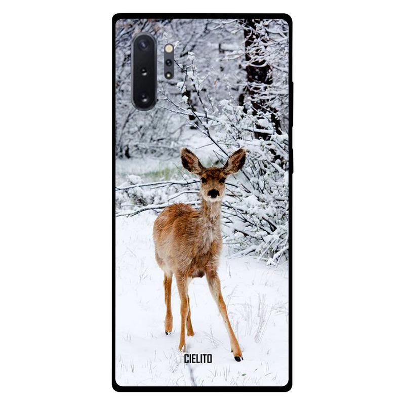 

Cielito Samsung Note Plus Mobile Phone Back Cover, Baby Deer in Snow