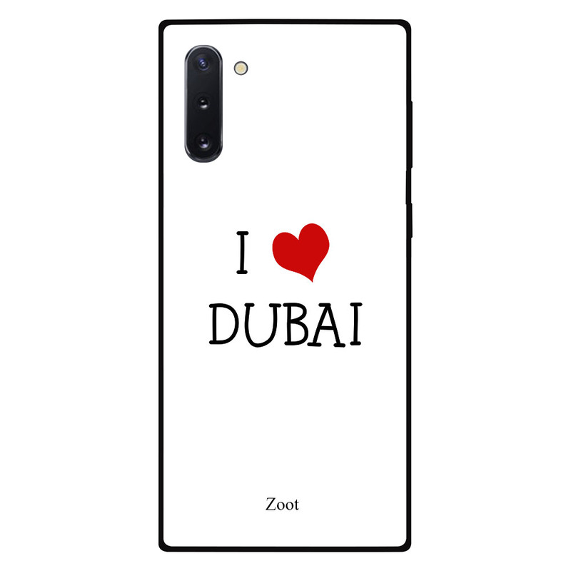 

Zoot Samsung Note 10 Mobile Phone Back Cover, I Love Dubai