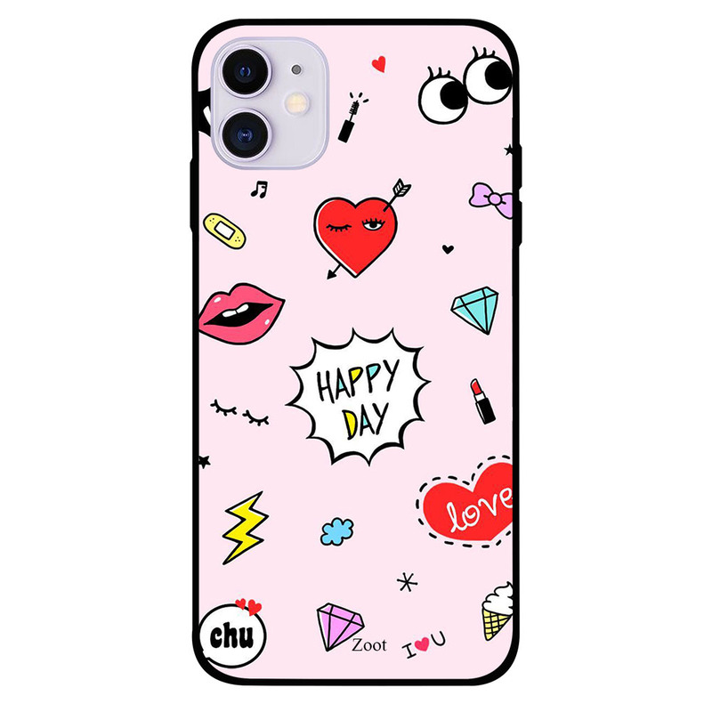 

Zoot Apple iPhone 11 Mobile Phone Back Cover, Happy Day