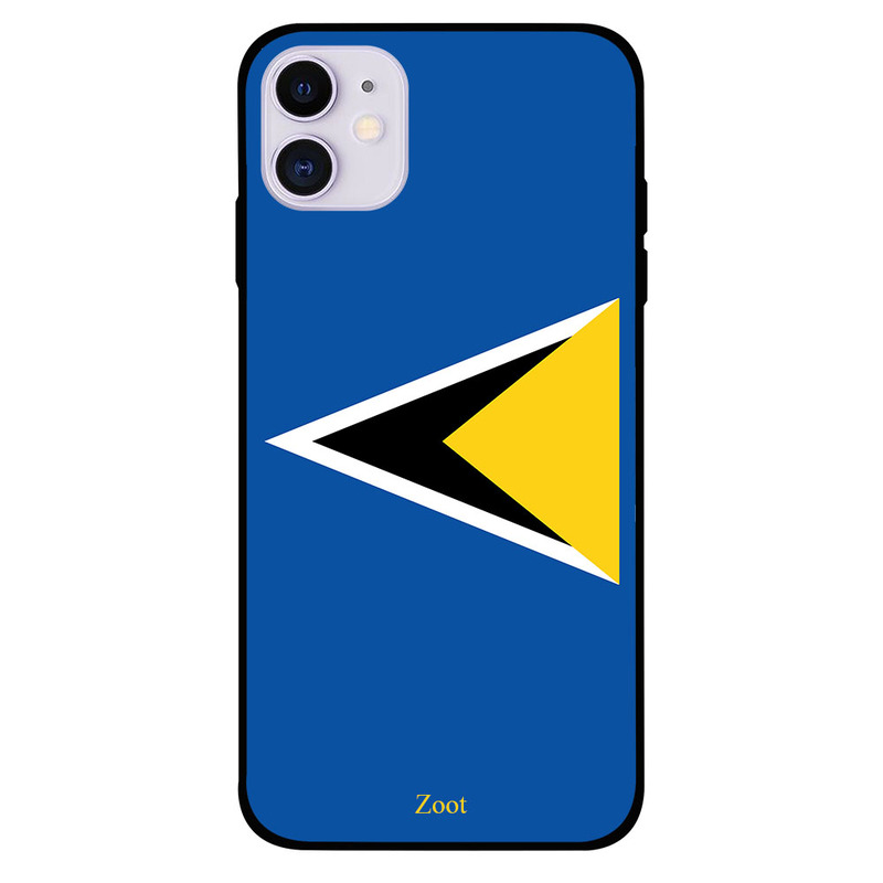 

Zoot Apple iPhone 11 Mobile Phone Back Cover, Saint Lucia Flag