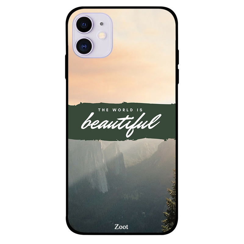 

Zoot Apple iPhone 11 Mobile Phone Back Cover, The World Is Beautiful