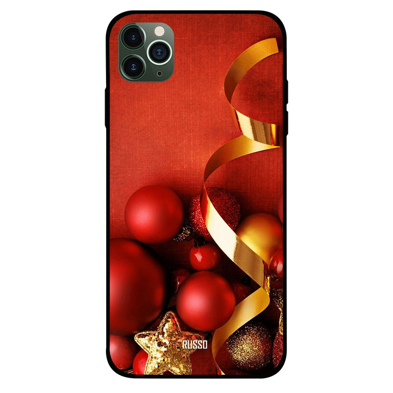 

Russo Apple iPhone 11 Pro Mobile Phone Back Cover, Christmas Decoratives
