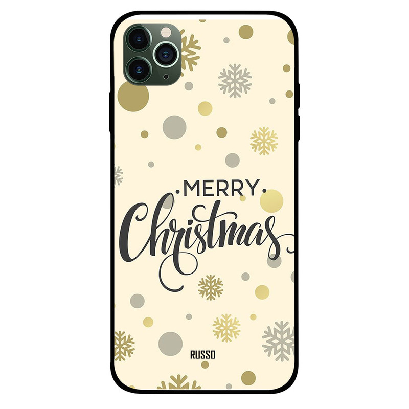 

Russo Apple iPhone 11 Pro Mobile Phone Back Cover, Merry Christmas