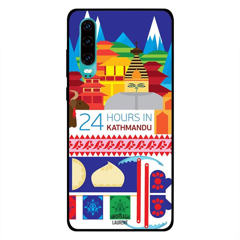 

Moreau Laurent Huawei P30 Mobile Phone Back Cover, 24 Hours in Kathmandu
