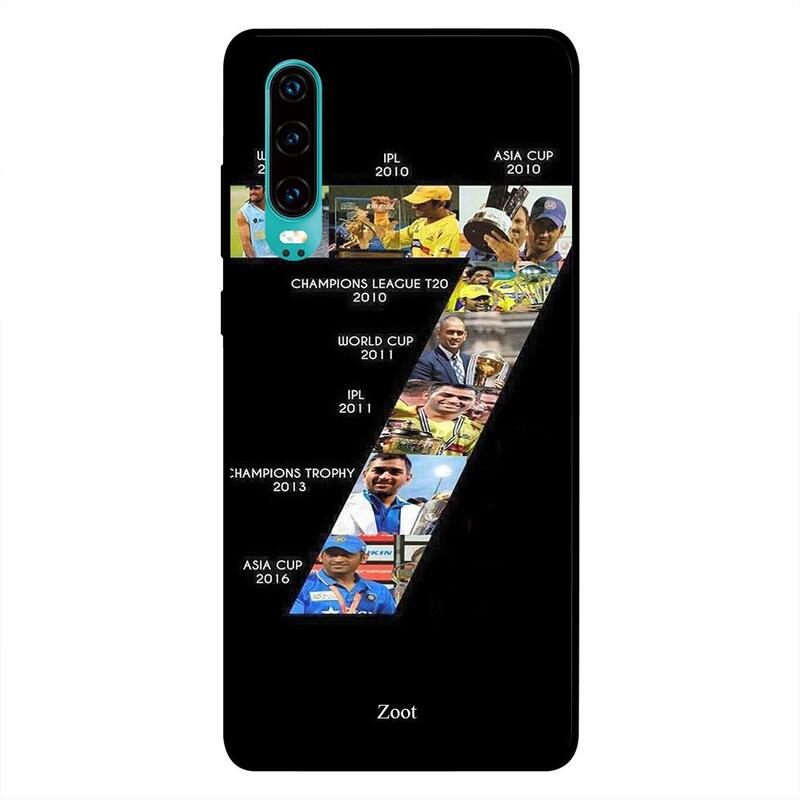 

Zoot Huawei P30 Mobile Phone Back Cover, No 7 MS Dhoni