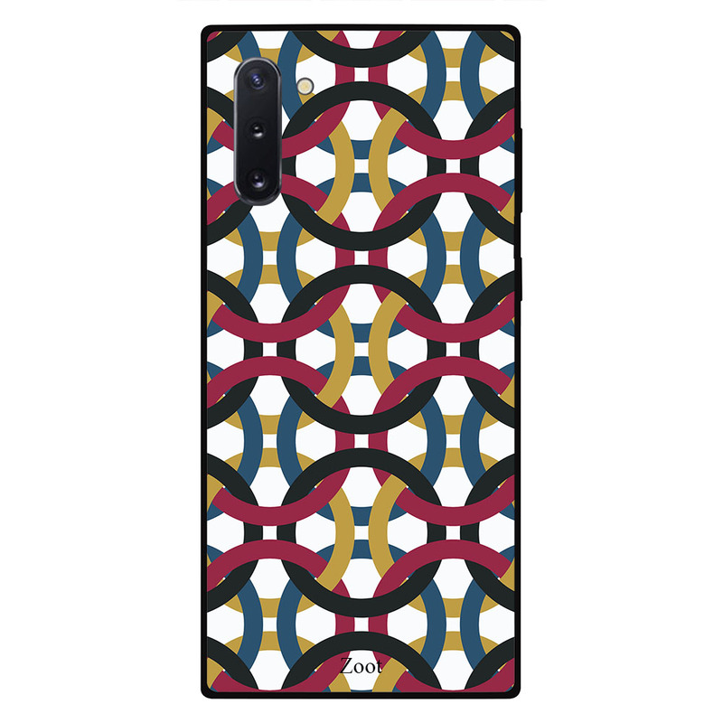 

Zoot Samsung Note 10 Mobile Phone Back Cover, Multi Color Rings