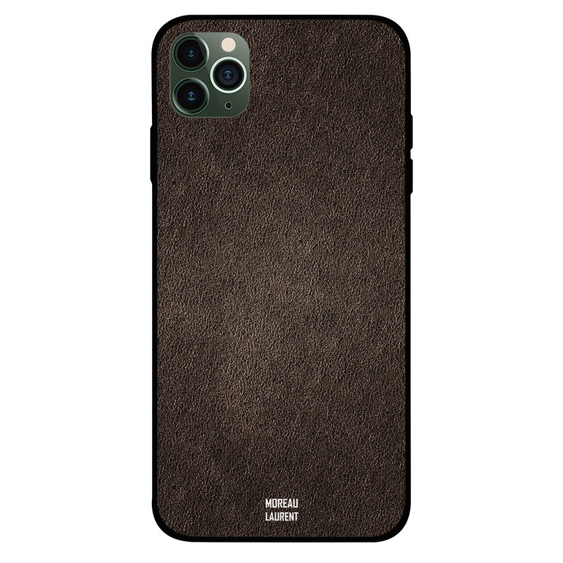 

Moreau Laurent Apple iPhone 11 Pro Mobile Phone Back Cover, Leather Pattern Full Brown