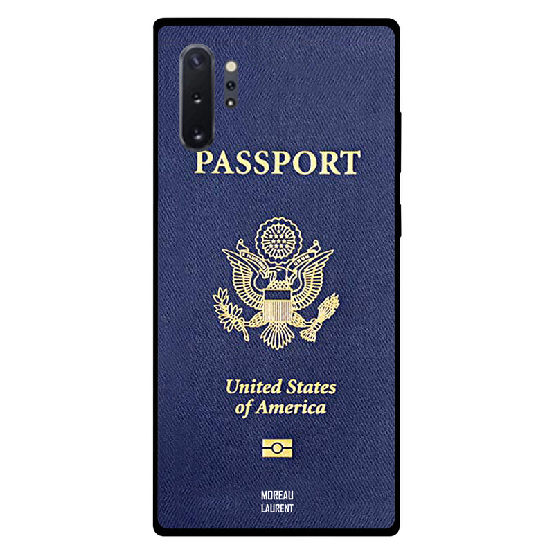 

Moreau Laurent Samsung Note Plus Mobile Phone Back Cover, United States of America Passport