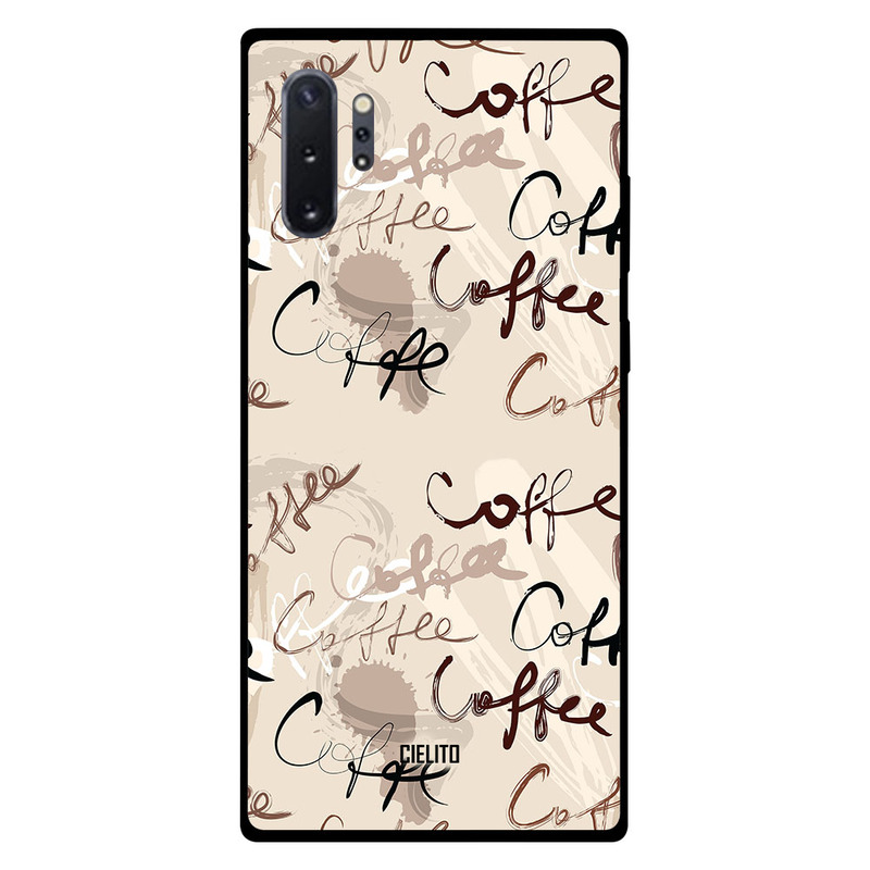 

Cielito Samsung Note Plus Mobile Phone Back Cover, Coffee Paint