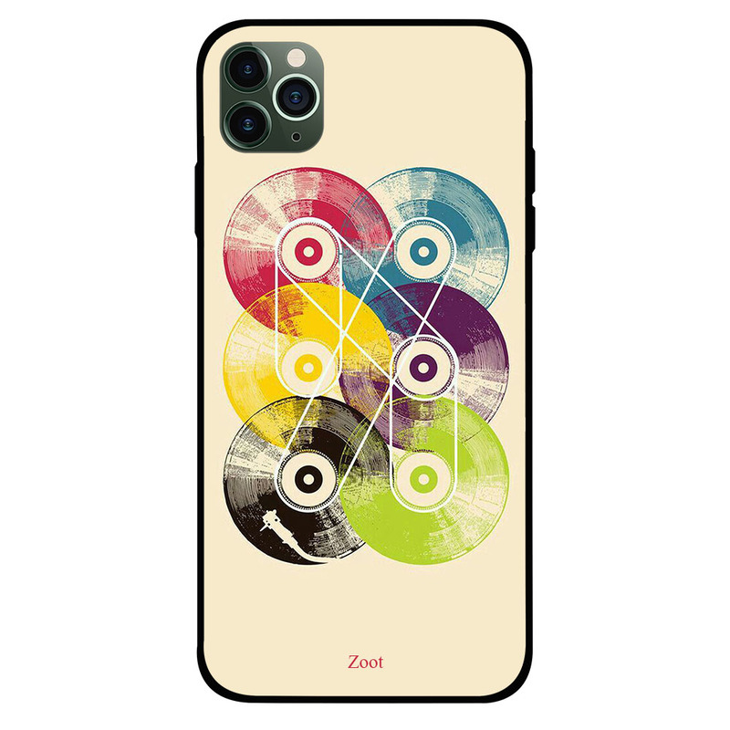 

Zoot Apple iPhone 11 Pro Max Mobile Phone Back Cover, Music Disks