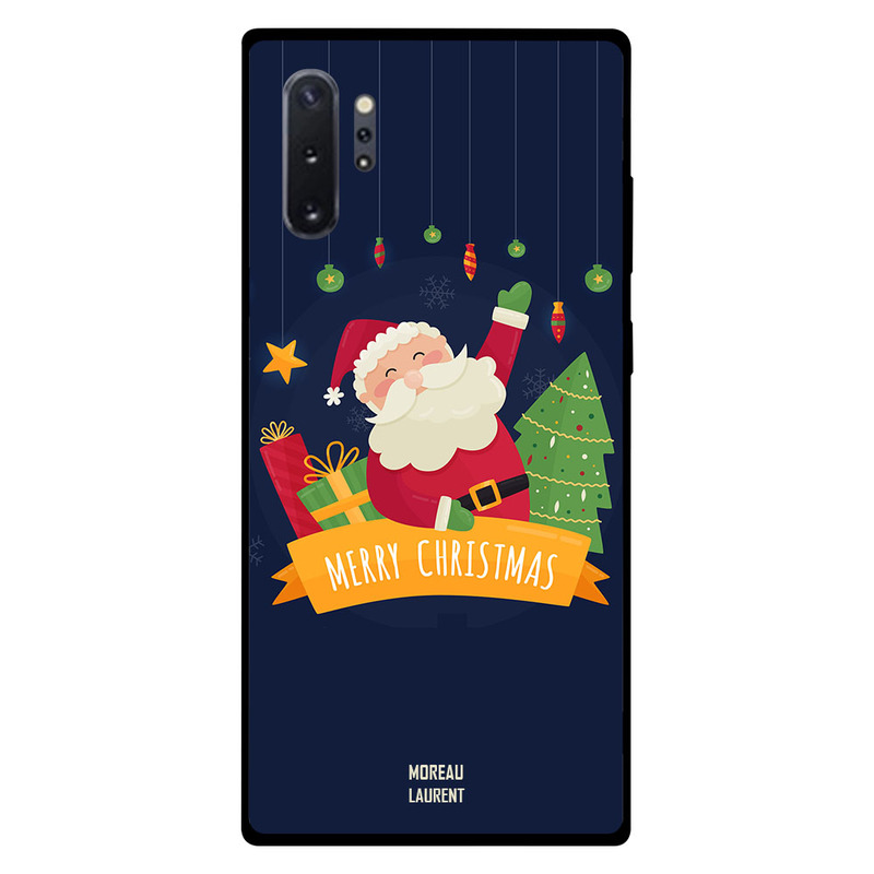Moreau Laurent Samsung Note Plus Mobile Phone Back Cover, Merry Christmas Tree with Messenger