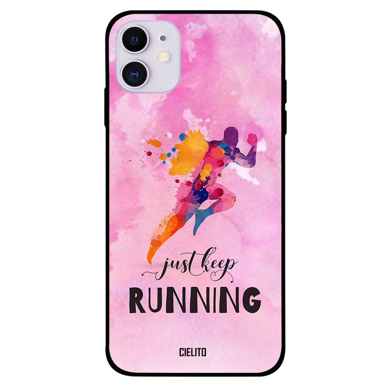 

Cielito Apple iPhone 11 Mobile Phone Back Cover, Keep Running