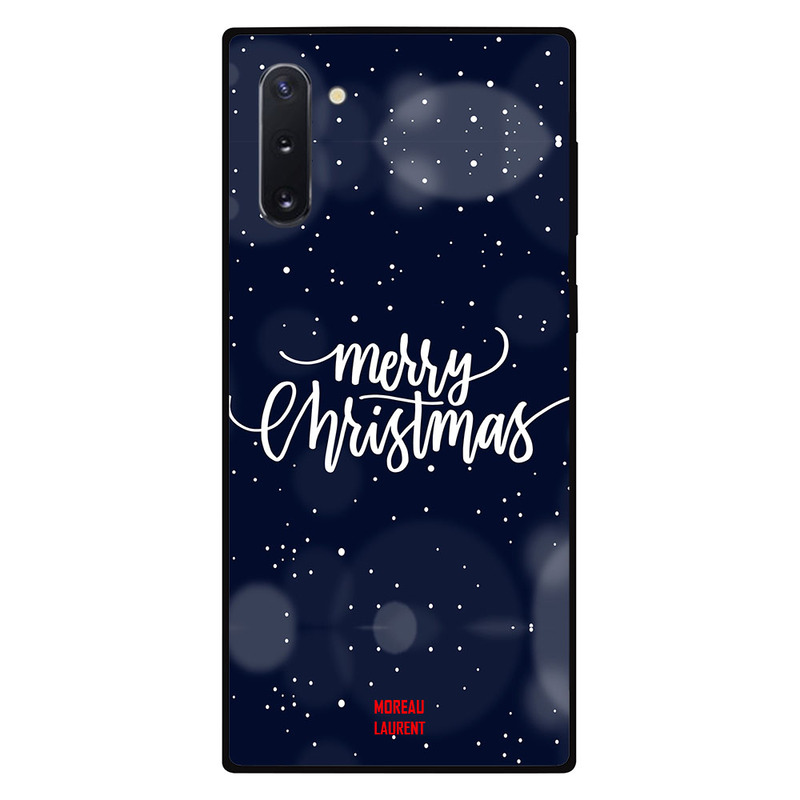 

Moreau Laurent Samsung Note 10 Mobile Phone Back Cover, Merry Christmas Stars in Background