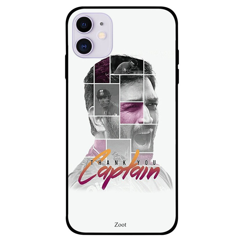 

Zoot Apple iPhone 11 Mobile Phone Back Cover, Captain Cool