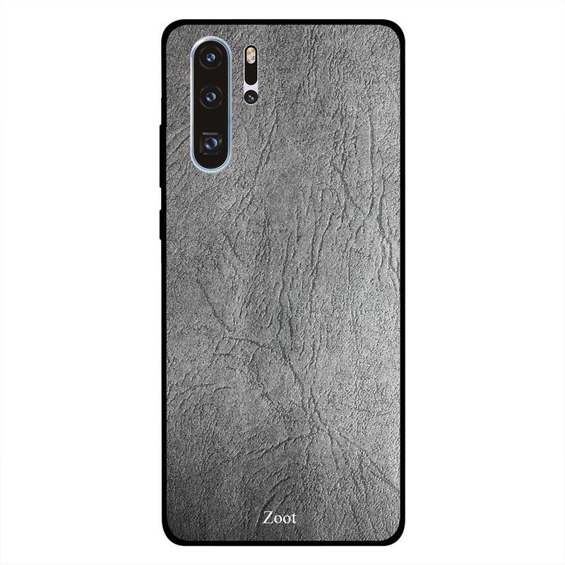 

Zoot Huawei P30 Pro Mobile Phone Back Cover, Dark Grey Leather Pattern