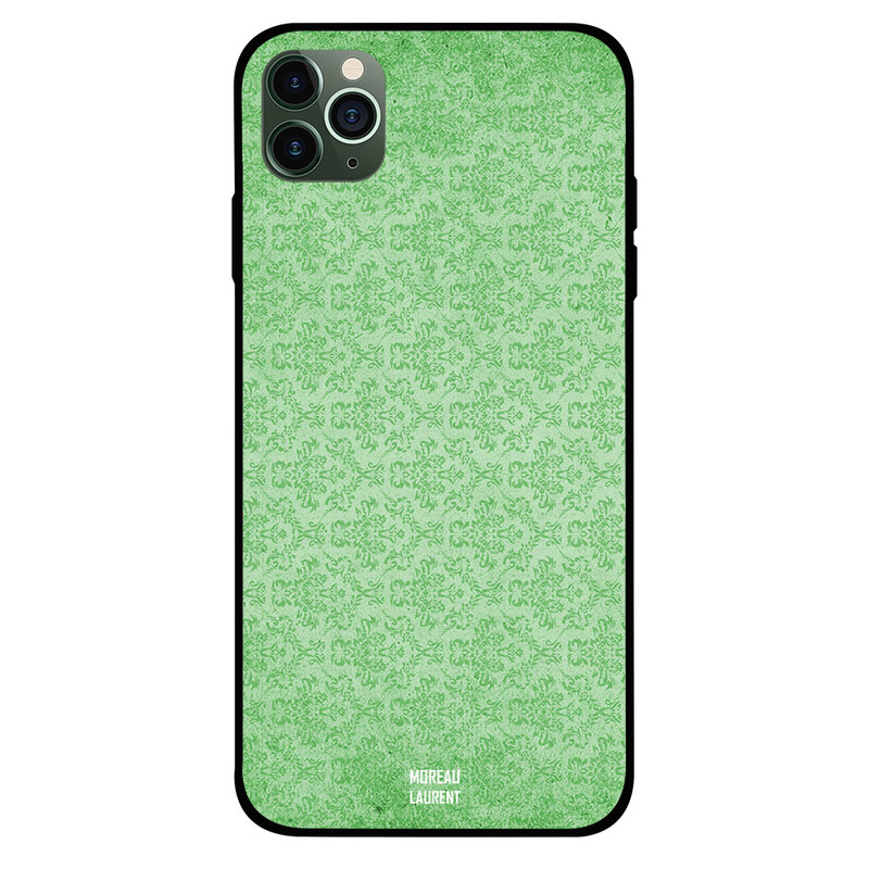 

Moreau Laurent Apple iPhone 11 Pro Max Mobile Phone Back Cover, Green Floral Pattern