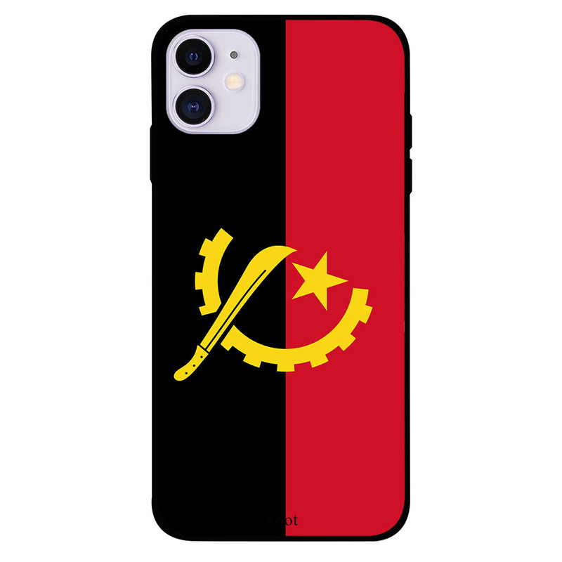 

Zoot Apple iPhone 11 Mobile Phone Back Cover, Angola Flag