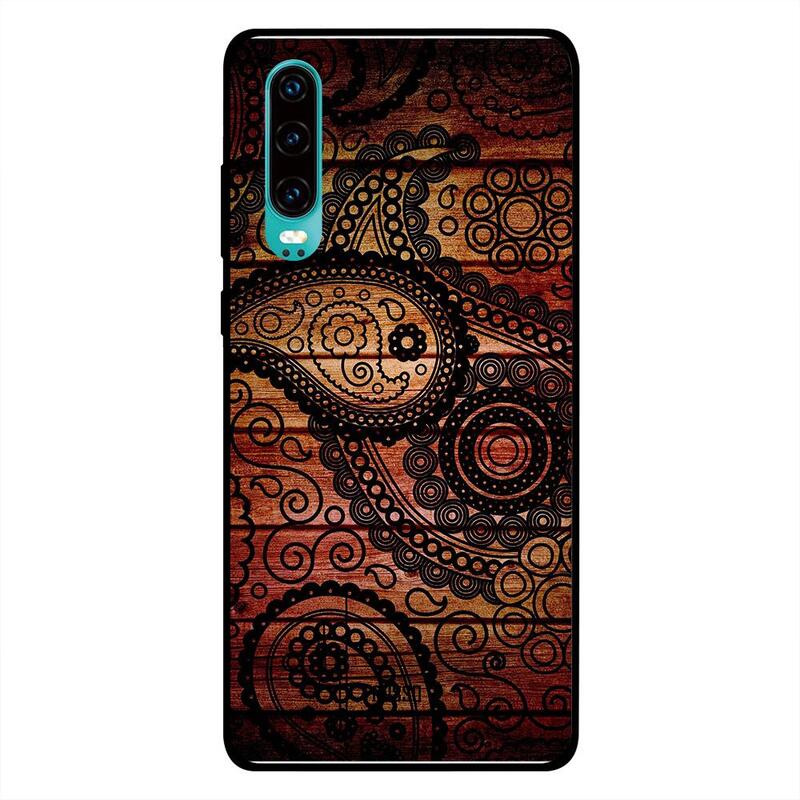 

Russo Huawei P30 Mobile Phone Back Cover, carry on wood
