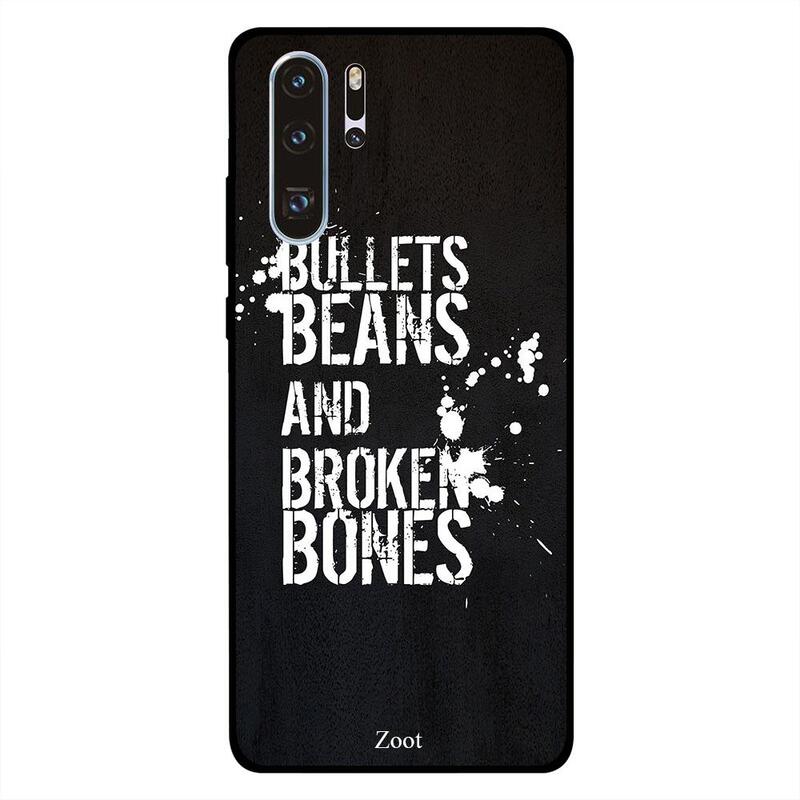 

Zoot Huawei P30 Pro Mobile Phone Back Cover, Bullets Beans Bones
