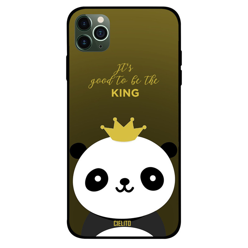 

Cielito Apple iPhone 11 Pro Max Mobile Phone Back Cover, Panda King