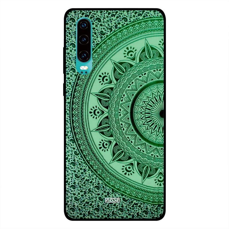 

Russo Huawei P30 Mobile Phone Back Cover, Creative N Logical Brain Art