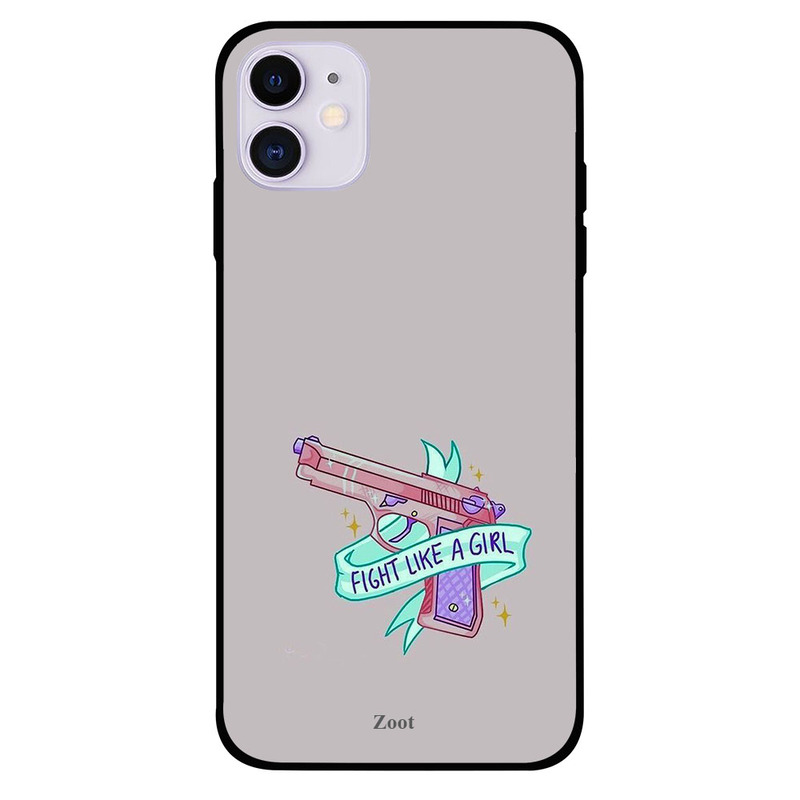 

Zoot Apple iPhone 11 Mobile Phone Back Cover, Fight Like A Girl