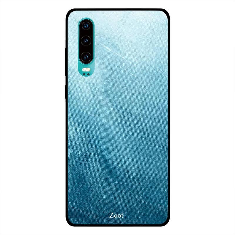 

Zoot Huawei P30 Mobile Phone Back Cover, Sea Color Jeans Pattern