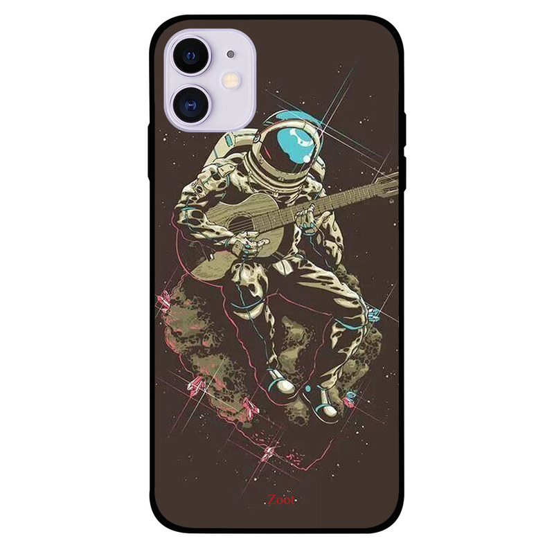 

Zoot Apple iPhone 11 Mobile Phone Back Cover, Space Guitar
