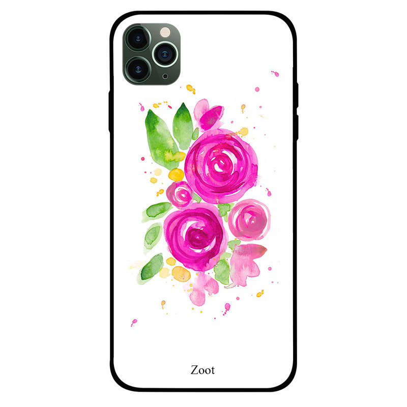 

Zoot Apple iPhone 11 Pro Mobile Phone Back Cover, Pink Rose