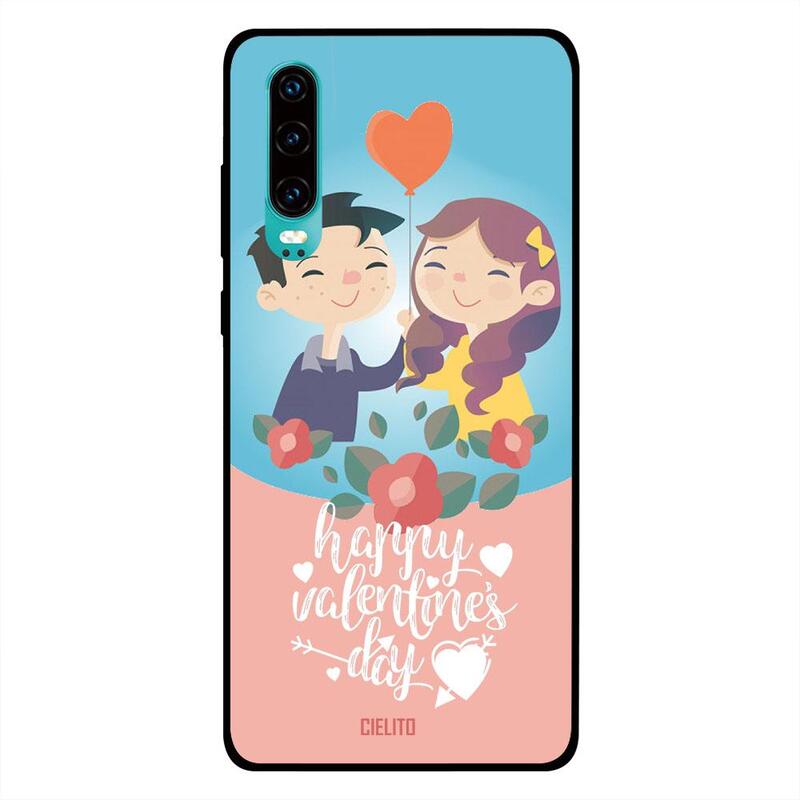 

Cielito Huawei P30 Mobile Phone Back Cover, Happy Valentines