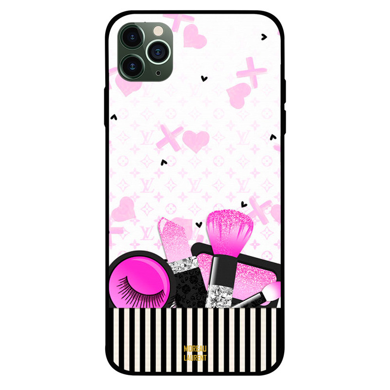 

Moreau Laurent Apple iPhone 11 Pro Mobile Phone Back Cover, Pink Makeup