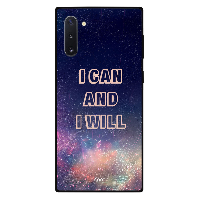 

Zoot Samsung Note 10 Mobile Phone Back Cover, I Can And I Will