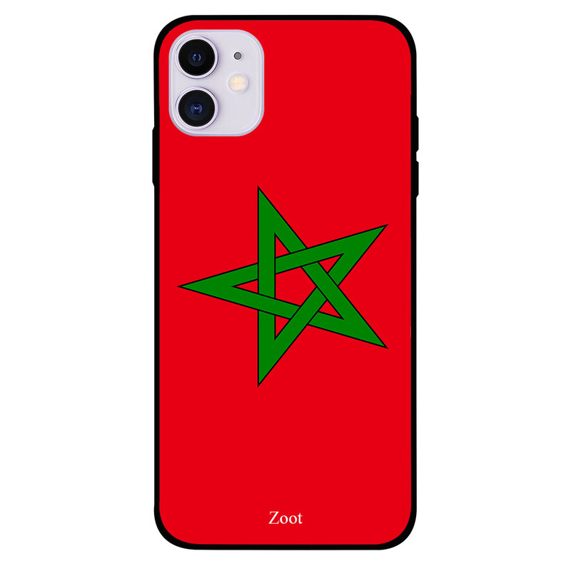 

Zoot Apple iPhone 11 Mobile Phone Back Cover, Morocco Flag