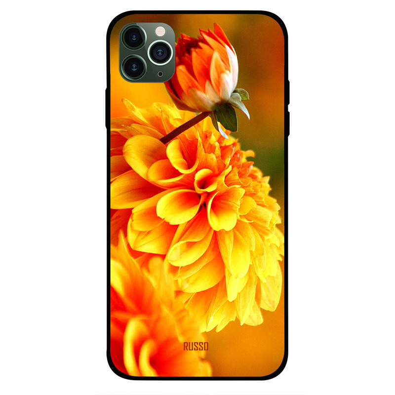 

Russo Apple iPhone 11 Pro Max Mobile Phone Back Cover, Sunshine Marigold