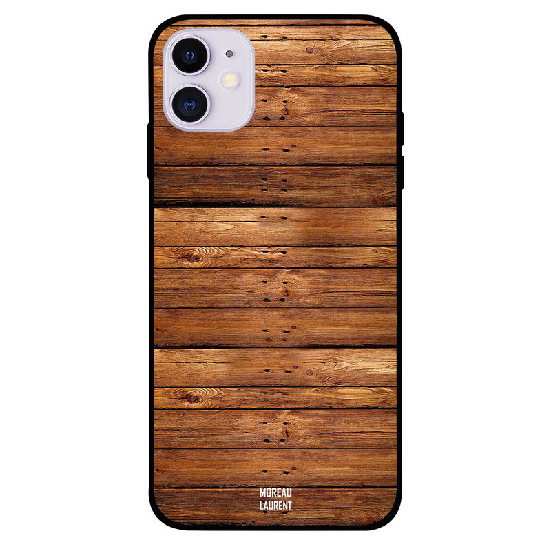 

Moreau Laurent Apple iPhone 11 Mobile Phone Back Cover, Used Wooden Pattern