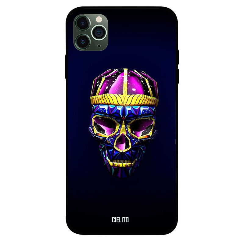 

Cielito Apple iPhone 11 Pro Mobile Phone Back Cover, Head Skull Art