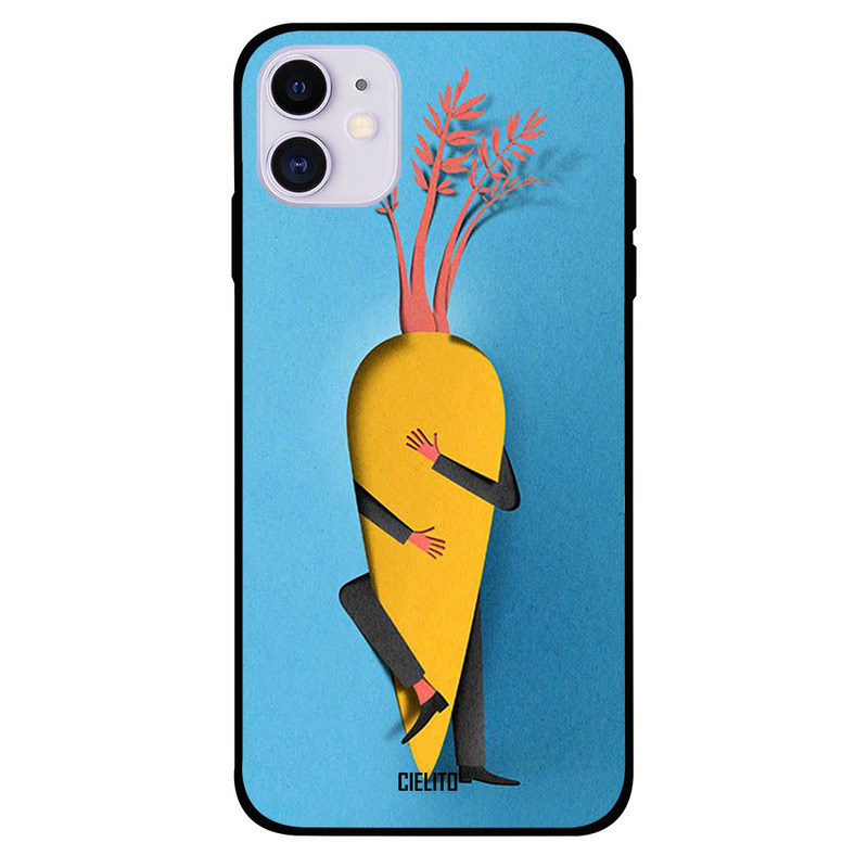 

Cielito Apple iPhone 11 Mobile Phone Back Cover, Carrot Hug