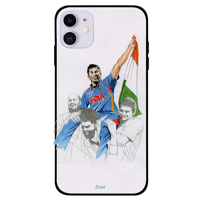 

Zoot Apple iPhone 11 Mobile Phone Back Cover, Sachin World Cup Win