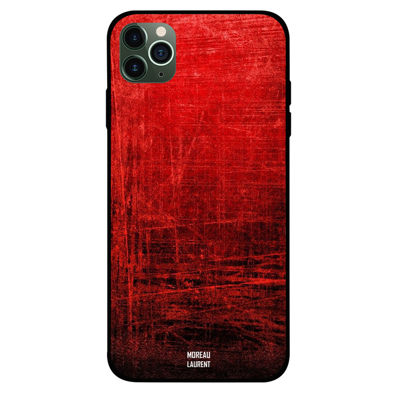 

Moreau Laurent Apple iPhone 11 Pro Max Mobile Phone Back Cover, Red Vintage Pattern