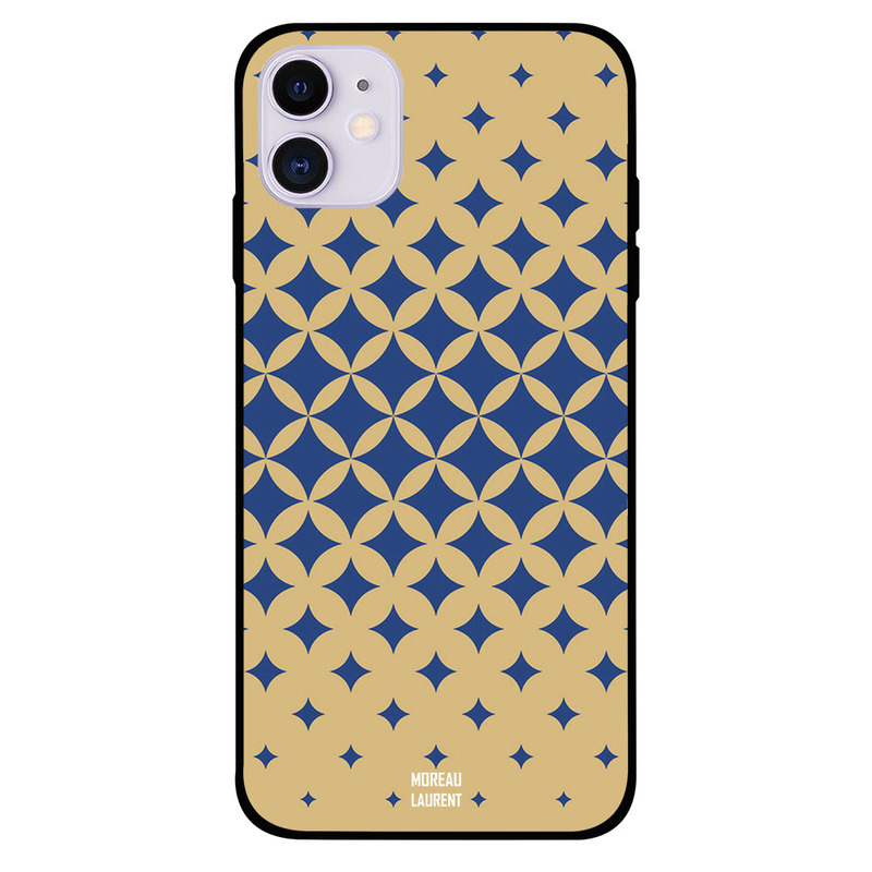 

Moreau Laurent Apple iPhone 11 Mobile Phone Back Cover, Stars & Circle Shapes Pattern