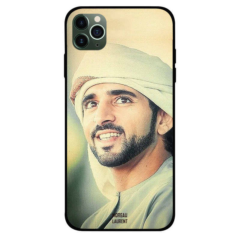 

Moreau Laurent Apple iPhone 11 Pro Max Mobile Phone Back Cover, Shiekh Hamdan Smiling