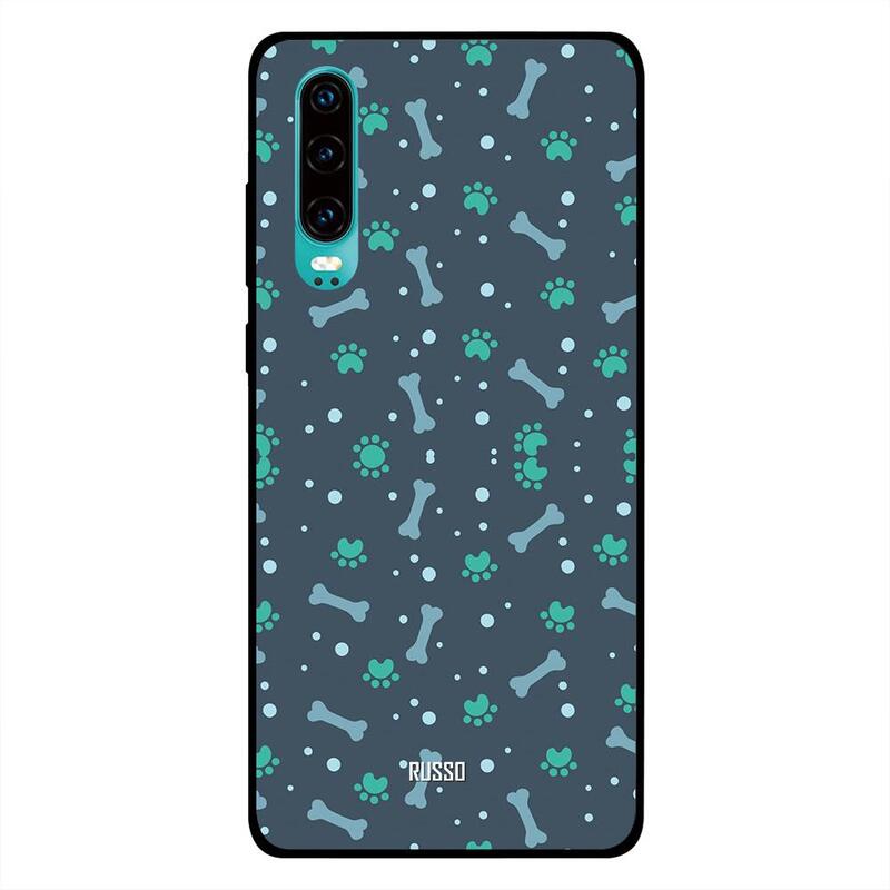 

Russo Huawei P30 Mobile Phone Back Cover, I Love Dogs