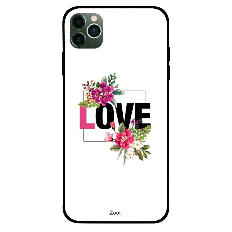 

Zoot Apple iPhone 11 Pro Mobile Phone Back Cover, Case Of Love With Flowers