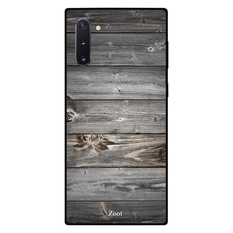 

Zoot Samsung Note 10 Mobile Phone Back Cover, Wooden Black