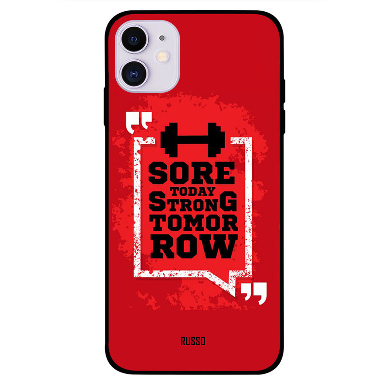 

Russo Apple iPhone 11 Mobile Phone Back Cover, Sore And Strong
